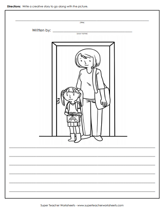 Printable Story Picture Writing Worksheets