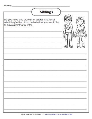 Writing Prompt Worksheets
