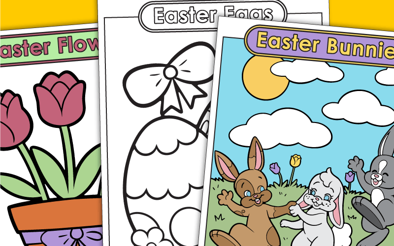 Easter Coloring Book Pages