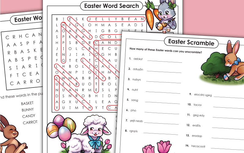 Easter Word Puzzles