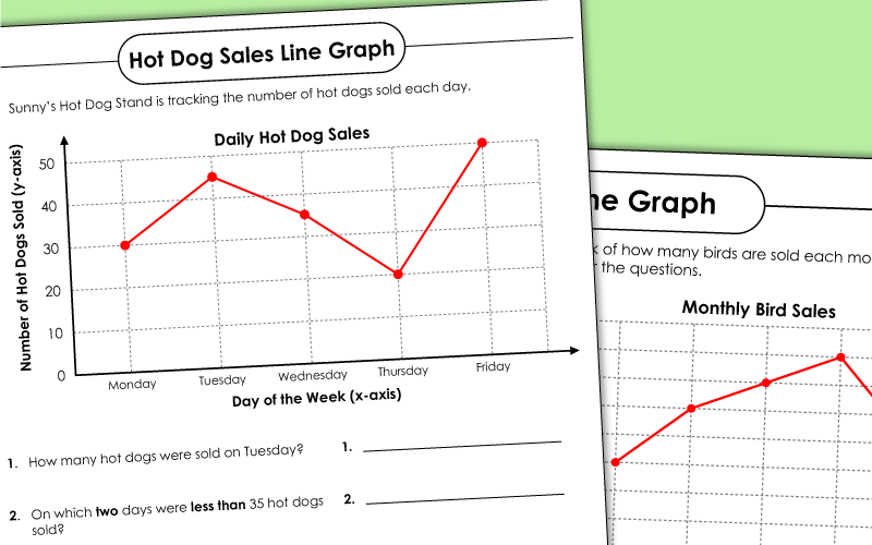Line Graph Worksheets