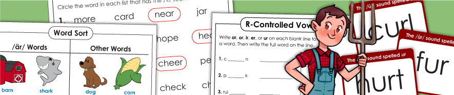 R-Controlled Vowel Worksheets