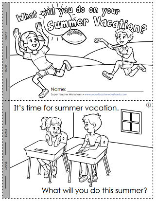 End of the Year Worksheets - Activities