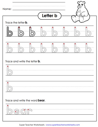 Printing Letters Worksheet