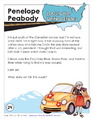 Penelope Peabody Lost in the 50 States