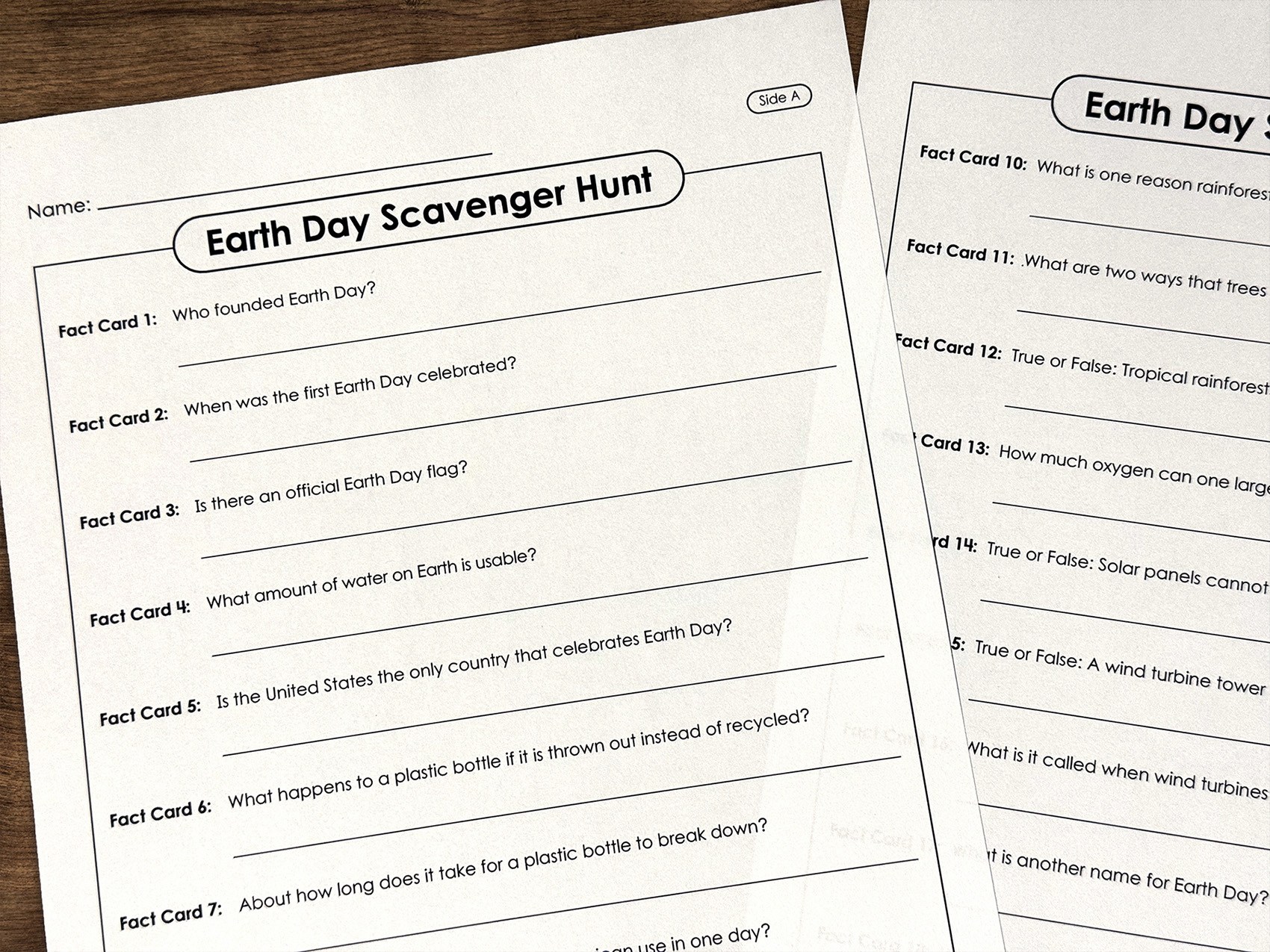 Earth Day Activities