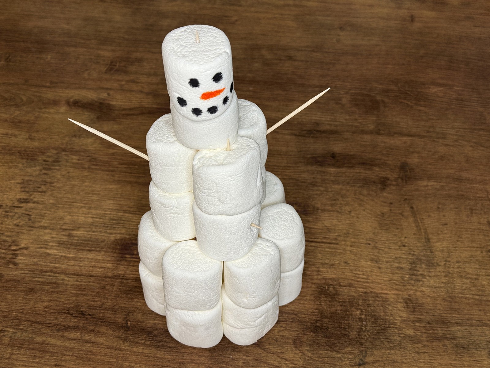 STEM class fun team snowman project