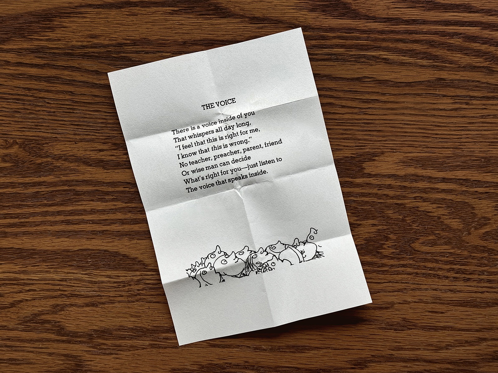 Poem in Your Pocket Class Activity