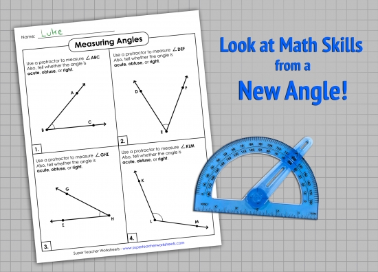 measuring angles printable