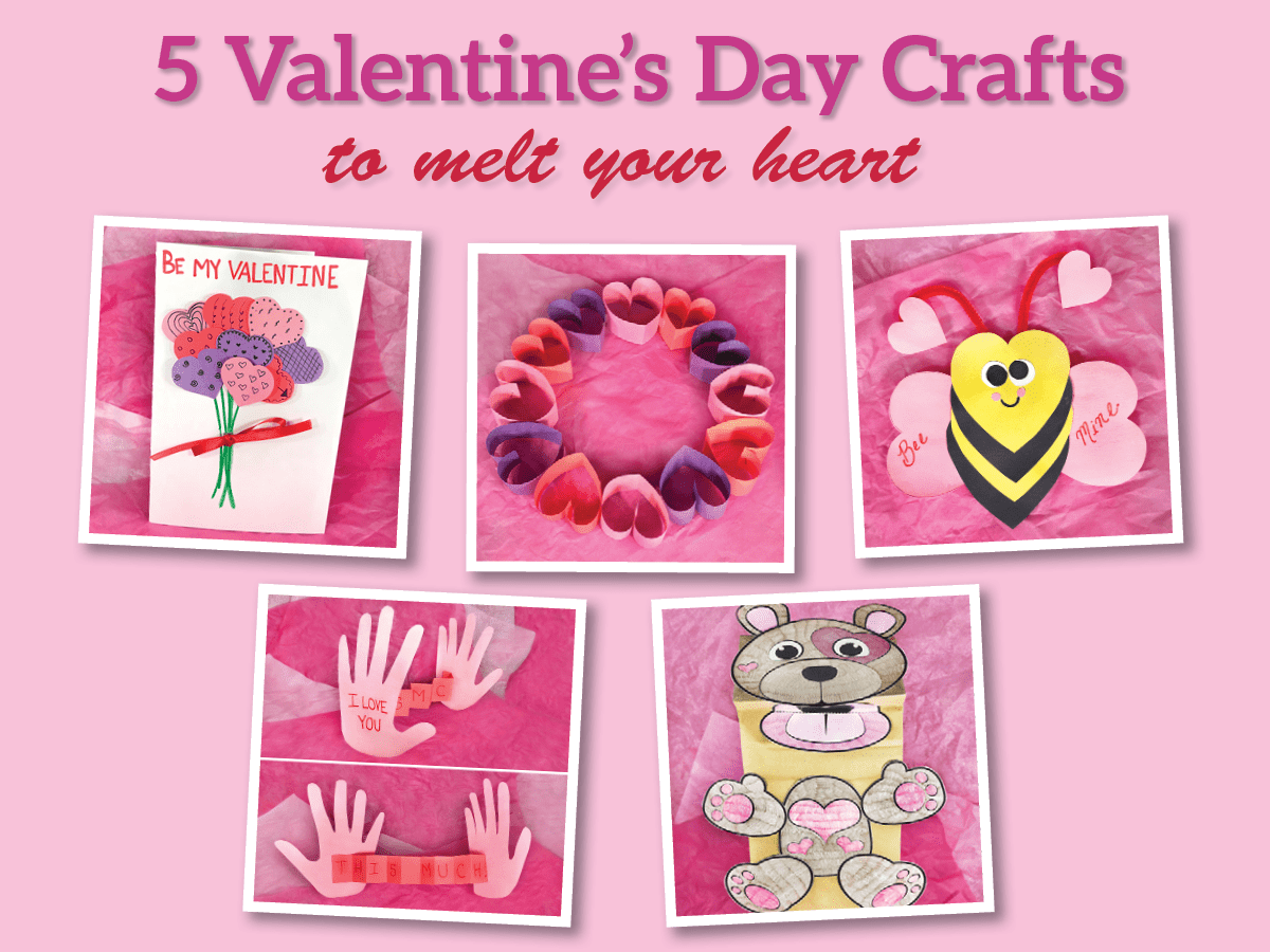 Five Easy Valentine Crafts To Do With Your Kids