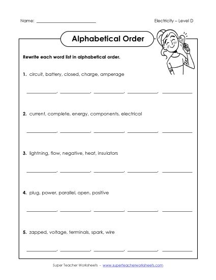 ABC Order - ABC Order Groups (Printable PDF Worksheet)