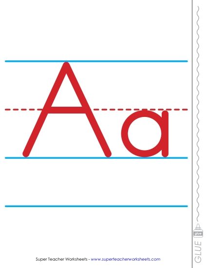 Classroom Alphabet Banners - Alphabet Line (Letters Only; 15-feet Long) (Printable PDF Worksheet)