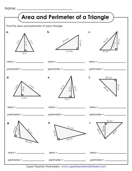 Level: Intermediate Fraction & Decimal Measurements - Areas & Perimeter  (Intermediate) (Printable PDF Worksheet)