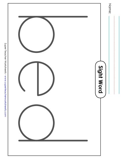 Big Trace: Bed (Printable PDF Worksheet)