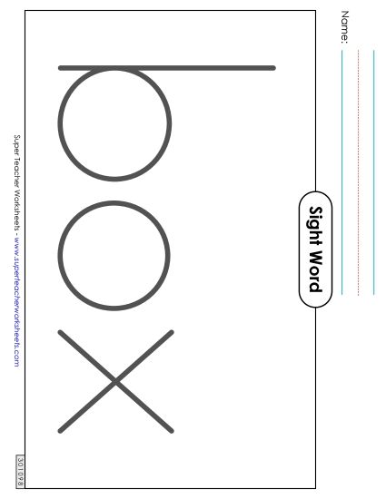 Big Trace: Box (Printable PDF Worksheet)