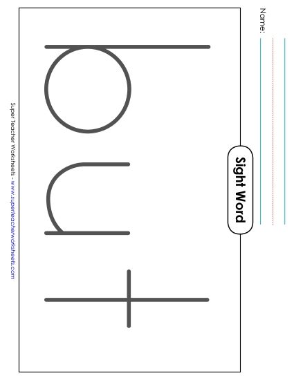 Big Trace: But (Printable PDF Worksheet)