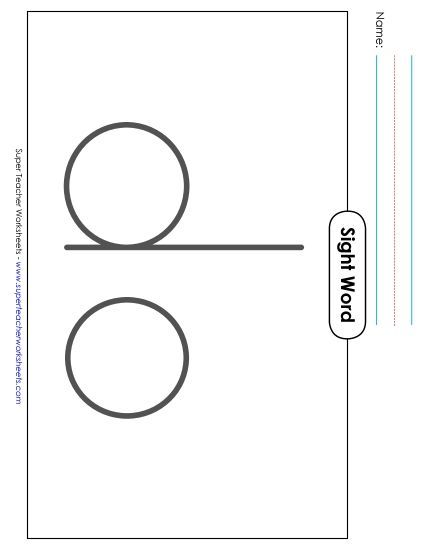 Big Trace: Do (Printable PDF Worksheet)