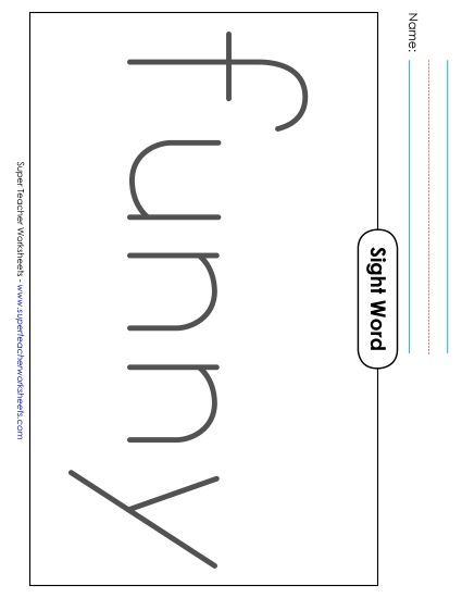 Big Trace: Funny (Printable PDF Worksheet)