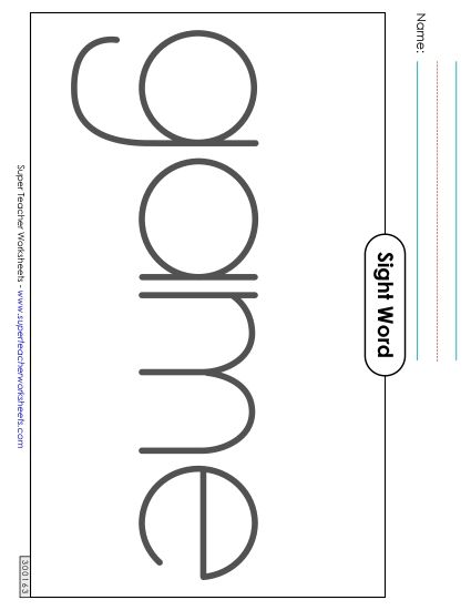 Big Trace: Game (Printable PDF Worksheet)