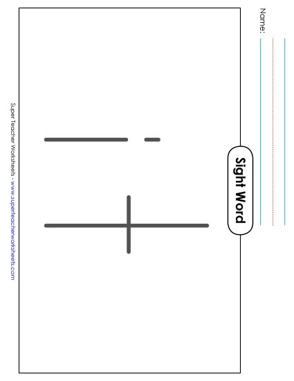 Big Trace: It (Printable PDF Worksheet)