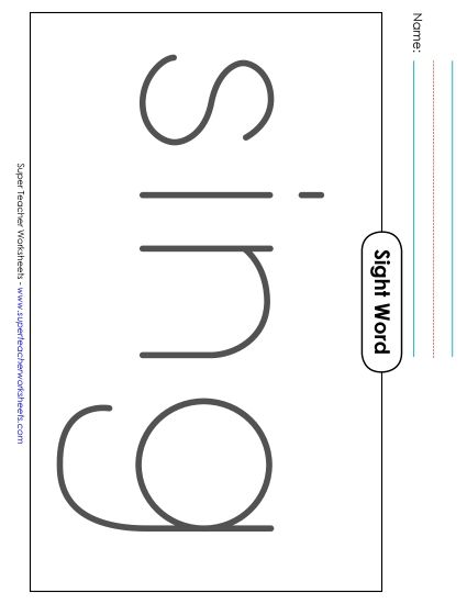 Big Trace: Sing (Printable PDF Worksheet)