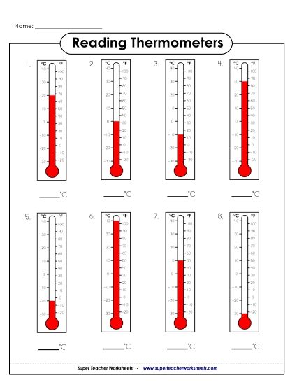 Celsius - Celsius (Basic) (Printable PDF Worksheet)