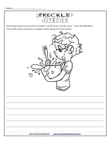 Chapter 3: Picture Summary (Printable PDF Worksheet)