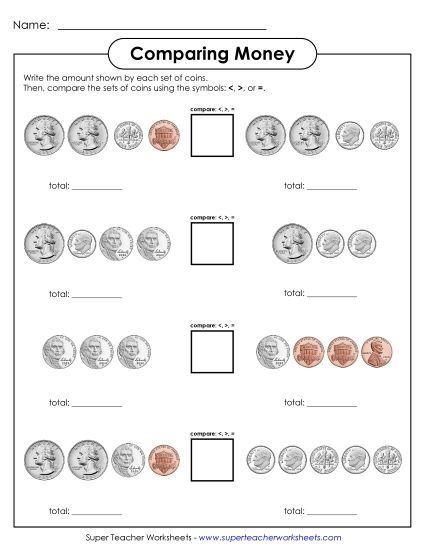Comparing - Comparing Change (Printable PDF Worksheet)