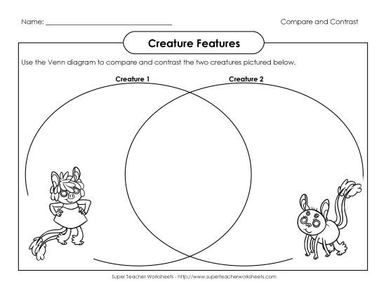 Creature Features - Creature Feature #2 (Intermediate) (Printable PDF Worksheet)