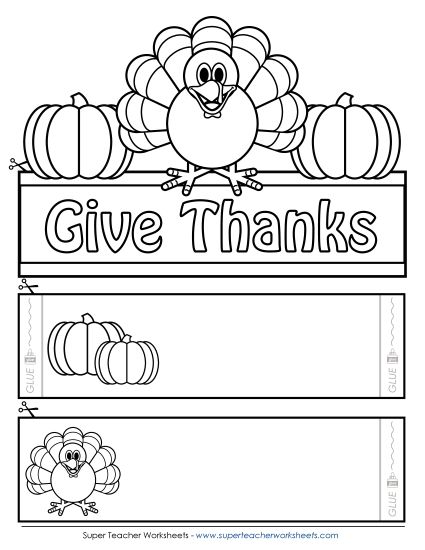 Thanksgiving Games, Puzzles, & Activities - Crown:  Turkey (Printable PDF Worksheet)