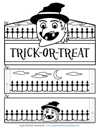 Crowns / Hats - Crown: Witch (Printable PDF Worksheet)