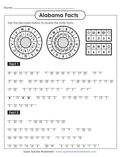 Puzzles - Cryptogram Puzzle (Printable PDF Worksheet)