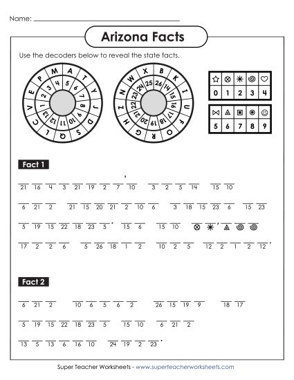 Puzzles - Cryptogram Puzzle (Printable PDF Worksheet)
