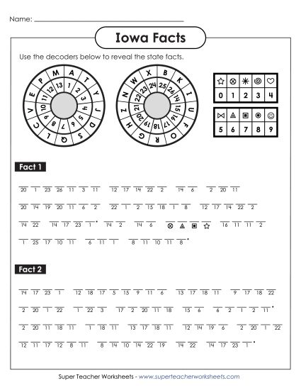 Puzzles - Cryptogram Puzzle (Printable PDF Worksheet)