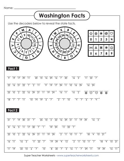 Puzzles - Cryptogram Puzzle (Printable PDF Worksheet)