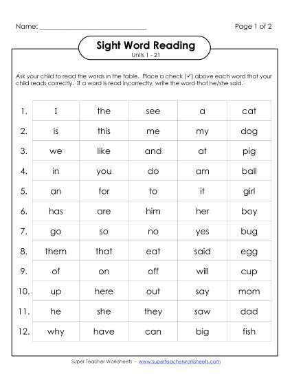 Worksheets - Cumulative Practice (Units 1 - 21) (Printable PDF Worksheet)