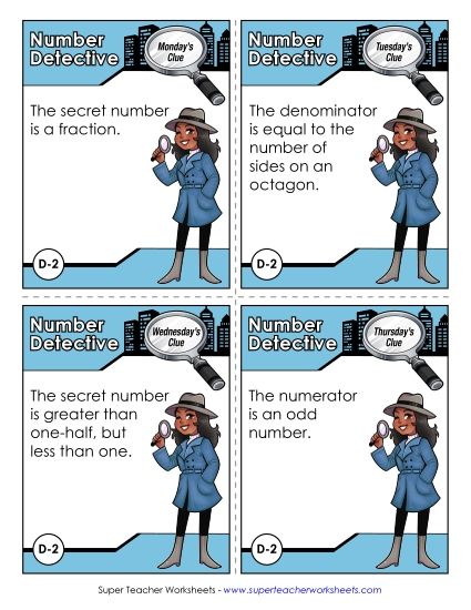 4th Grade - D2 - Seven-Eighths (Printable PDF Worksheet)