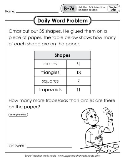 Daily Word Problems B-76 through B-80 (Printable PDF Worksheet)