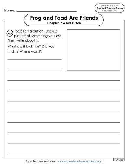 Chapter 3 - Draw a Picture and Writing Prompt (Chapter 3) (Printable PDF Worksheet)