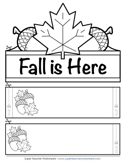 Seasons - Fall Is Here! (Printable PDF Worksheet)