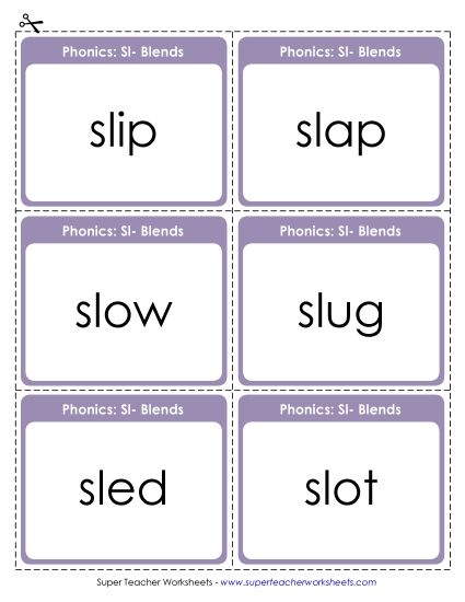 Flashcards, Slider, and Word Wheel - Flashcards  (Printable PDF Worksheet)