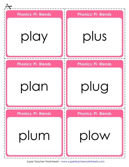 Flashcards, Sliders, and Word Wheel - Flashcards (Printable PDF Worksheet)
