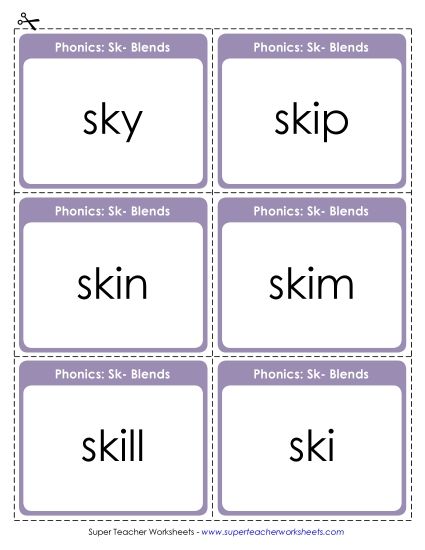 Flashcards, Slider, and Word Wheel - Flashcards (Printable PDF Worksheet)