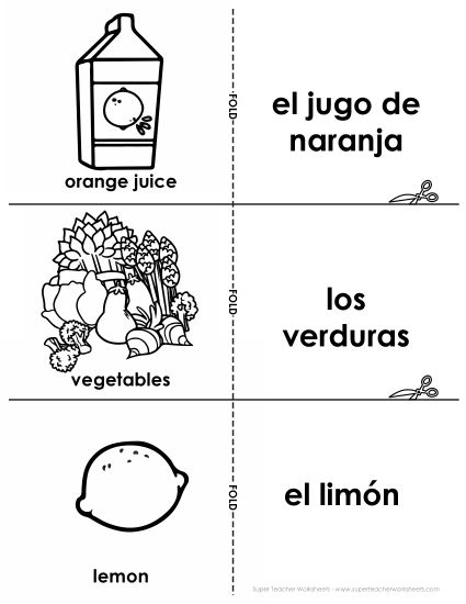 Foods  - Flashcards: Food 2 (Printable PDF Worksheet)