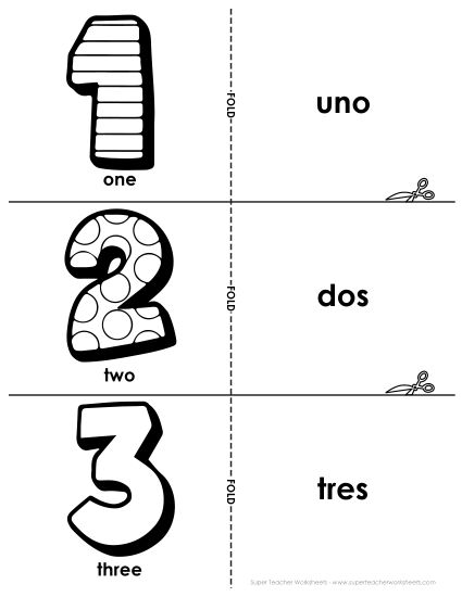 Numbers  - Flashcards: Numbers (1-12) (Printable PDF Worksheet)