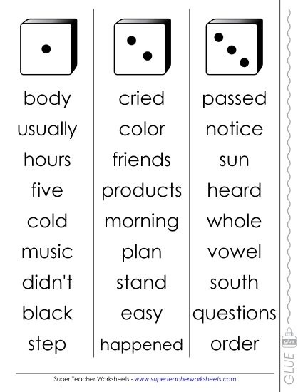 Level 4: Fourth Hundred - Fluency Dice Game: Fourth Hundred, #1-50 (Printable PDF Worksheet)