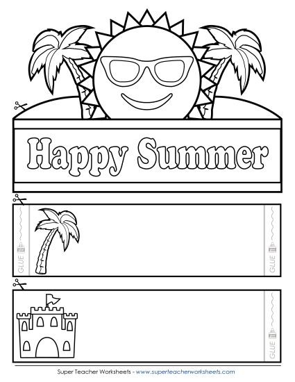 Seasons - Happy Summer! (Printable PDF Worksheet)