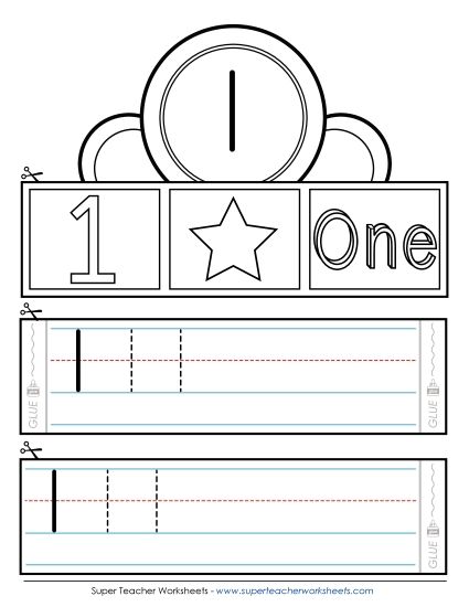 Number One - Hat: Number 1 (Printable PDF Worksheet)