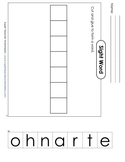 Large Cut-and-Glue: Another (Printable PDF Worksheet)