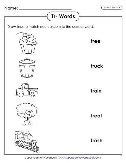 Worksheets - Matching Worksheet (Printable PDF Worksheet)